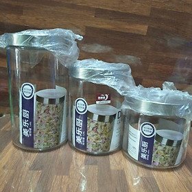 Mua COMBO 3 LỌ THỦY TINH NẮP INOX