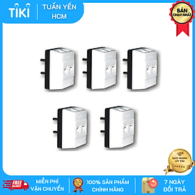 Mua Bộ 5 Ổ cắm nối chia 3 ngả chân cắm tròn PHI5 Φ5 LIOA