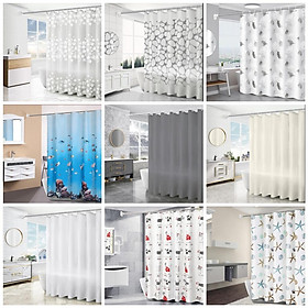 Mua Rèm Cửa Nhà Tắm kèm móc - loại 1m8 x1.8m ( nhiều mẫu