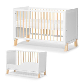 GIƯỜNG CŨI / NÔI GỖ ĐA NĂNG 2IN1 KINDERKRAFT NICO - (CÓ PHỤ KIỆN NỆM)