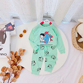 Bộ Dài Tay Cho Bé LDD05 Đồ Bộ Thun Lạnh Cao Cấp Mềm Mịn Thoáng Mát Hàng Chuẩn Loại 1 MINKY MOM Dễ Chịu, Thoải Mái Cho Bé