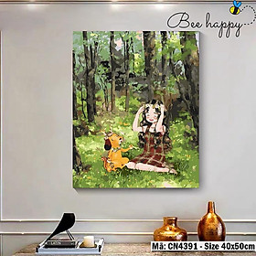 Mua Tranh tô màu theo số Cô gái Aeppol BEE HAPPY Mã CN4391
