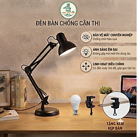 Đèn Pixar, Đèn Bàn Chống Cận Thị, Đèn Đọc Sách LED, Đèn Làm Việc Bảo Vệ Mắt - Đen