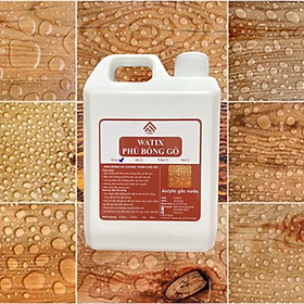 Mua Sơn phủ bóng  bóng mờ gỗ  phủ bóng trắng chống thấm  chống rêu mốc  tia uv  bảo vệ gỗ - Acrylic gốc nước - LoTuxWoodCoat