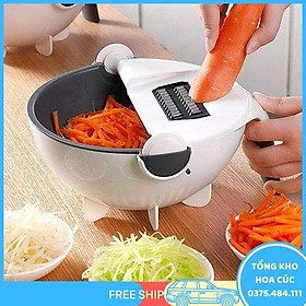 Mua Dụng Cụ Nạo Rau Củ Quả 9 Trong 1 Kèm Rổ Đựng Đa Năng - Vận Chuyển Miễn Phí Toàn Quốc