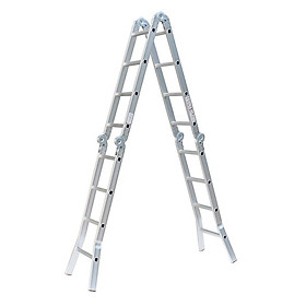 Mua Thang nhôm Ninda ND-404 gấp chữ M  cao 4m7