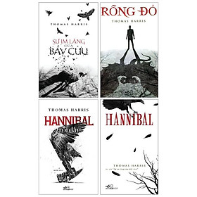 Combo Sách Tiểu Thuyết Nổi Tiếng Của Thomas Harris: Hannibal + Sự Im Lặng Của Bầy Cừu + Hannibal Trỗi Dậy + Rồng Đỏ (Bộ 4 Cuốn)