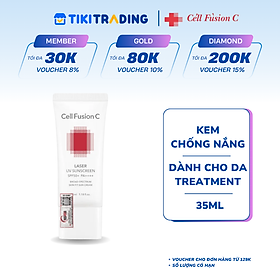Kem Chống Nắng Phổ Rộng Cho Da Treatment Sau Laser Phi Kim Cell Fusion C Laser UV Sunscreen SPF50+ PA++ 35ml