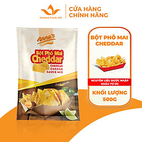 Bột Phô Mai Cheddar Úc túi 500G - Bột phô mai thượng hạng làm bánh, sốt nguyên liệu nhập khẩu từ Úc