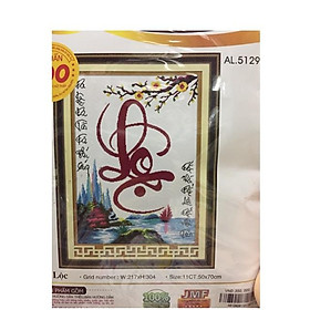 Mua Tranh thêu chữ Lộc 51292 kt 50x70cm