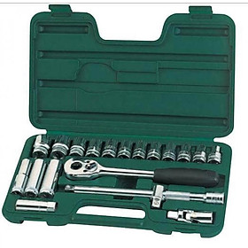 Mua Hàng chính hãng-Bộ đầu tuýp Sata 20 chi tiết 1/2in  hệ mét - 09005