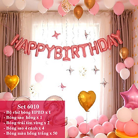 Hình ảnh Bộ phụ kiện bóng trang trí sinh nhật Happy Birthday