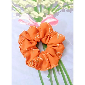 Dây cột tóc scrunchies nhiều màu xinh xắn S12