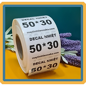 Mua Giấy in tem trà sữa   decal nhiệt 50x30