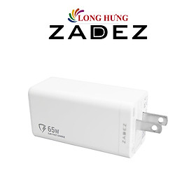 Mua Sạc đa cổng Zadez 2Type-C 1USB 65W PD QC4.0 GaN Charger ZTA-4361 - Hàng chính hãng