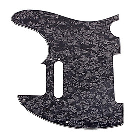 Guitar Pickguard Pick Guard PVC Scratchplate Black Pearl 3Ply Replacement Parts Guitar Accessories