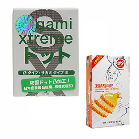 Bcs Gai Sagami + Bao Cao Su Gai Râu To Hộp 2 Chiếc