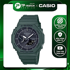Đồng Hồ Nam Dây Nhựa Casio G-Shock GA-B2100-3ADR Chính Hãng - Pin Năng Lượng Mặt Trời - GA-B2100-3A Bluetooth