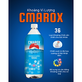 Khoáng Vi Lượng CMAROX Chai 2 Lít - Bổ Sung Khoáng Chất Cho Cơ Thể - Thùng 6 Chai