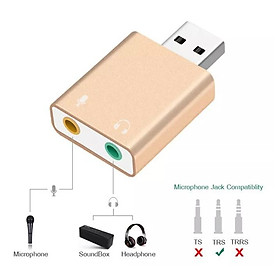 Mua Đầu Usb Sound Card 7.1 Vỏ Nhôm