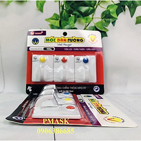 Mua Móc 3 chấm vuông HPG19 - Móc dán tường HOFACO tiện lợi - bao giá toàn quốc