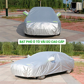 Bạt che phủ xe ô tô Toyota Vios, Bạt trùm xe hơi cao cấp chống nắng mưa không thấm nước