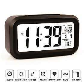Đồng hồ báo thức điện tử để bàn mini màn hình led đa chức năng thời gian, báo thức, nhiệt độ - hàng chính hãng Vinetteam