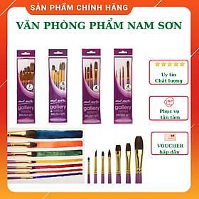 Set Bộ cọ vẽ màu nước Mont Marte Gallery Brush Set Watercolour