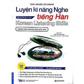 Sách Luyện Kỹ Năng Nghe Tiếng Hàn (dành cho người mới bắt đầu) + CD - Bản Quyền