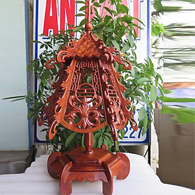 Mua đèn ngủ gỗ cao cấp gỗ hương một cặp 2 cái