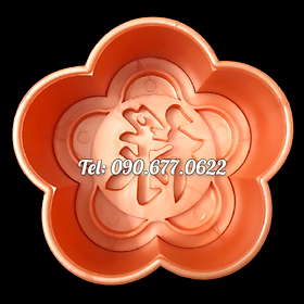 Mua Khuôn ép xôi hoa mai 5 cánh chữ Lộc loại 16 cm - Mã số 1153