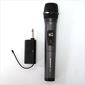 Micro Karaoke Không Dây - Micro Không Dây Shubole SV-5 Gồm 1 Micro, Chuyên Dùng Cho Loa kéo, Amply Chính Hãng