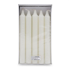 Hộp 15 cây nến thơm thẳng Quang Minh Candle FTRAMART NQM0017 cao 15cm (Vàng nhạt/ kem/ Ivory)