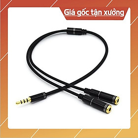 Mua Dây jack chia cổng tai nghe từ 1 ra 2 chất lượng cao