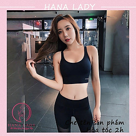 Bra tập gym yoga 3 nấc cài quyến rũ - Áo croptop kèm mút ngực sexy BL039