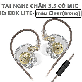 Tai nghe chân cắm 3.5mm tích hợp mic KZ EDX PRO - Hàng chính hãng