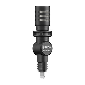 Hình ảnh Micro condenser cổng lightning nhỏ gọn thu âm cho các thiết bị iOS Boya BY-M100D - Hàng nhập khẩu