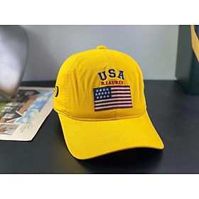 Nón kết, mũ lưỡi trai Cờ mĩ USA phối vải kaki form chuẩn thời trang cao cấp