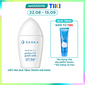 Sữa Chống Nắng Senka Perfect UV Gentle Milk 40ml