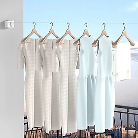 Móc Treo Phơi Quần Áo Dây Cáp Chịu Lực Invisible Hangers Clothesline cao cấp 4.2m