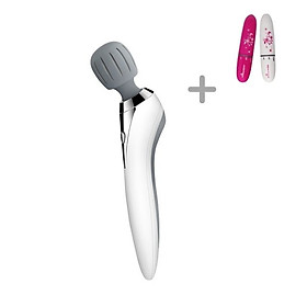 Máy Massage Cầm Tay Jinkairui, 5 Chế Độ Rung, Chống Nước IPX7 - Tặng Kèm Máy Massage Mắt Mini - Hàng Nhập Khẩu