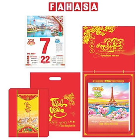 Lịch Bloc Siêu Đại - Phong Cảnh Thế Giới - Bảng Treo Sơn Mài - 20 x 30 cm - TĐ30