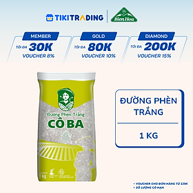 Đường phèn trắng Cô Ba 1kg