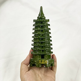 Mua Tháp Văn Xương đá ngọc Serpentine - cao 15cm