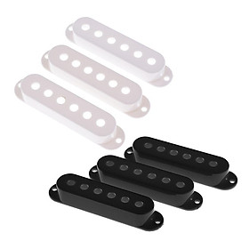 6pcs Plastic SSS Pickup Covers for  ST SQ Parts 48/50/52mm Pole Spacing