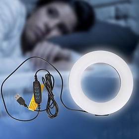 Almencla Selfie Rings Light Dimmable Brightness Lamp for Video Conferencing
