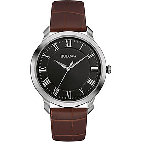 Đồng Hồ Nam Dây Da BULOVA 96A184 (41mm) - Nâu