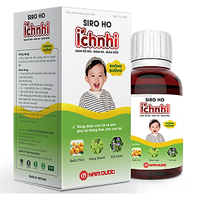 Siro ho cảm Ích Nhi không đường 90ml