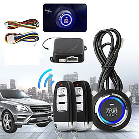 Bộ Start/Stop Khởi Động ÔTo Từ Xa Bằng Nút Bấm – Nút Đề Nổ 1 Chạm Thông Minh Smart System Cao Cấp, ĐÈN TRANG TRÍ , ĐỒNG HỒ TREO TƯỜNG