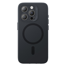 Ốp ESR cho iPhone 15 Pro Max, Hỗ trợ sạc từ tính, Vỏ silicon lỏng mỏng, Chống Shock, Bảo vệ màn hình và camera, ESR Black Cloud Case - Hàng Chính Hãng